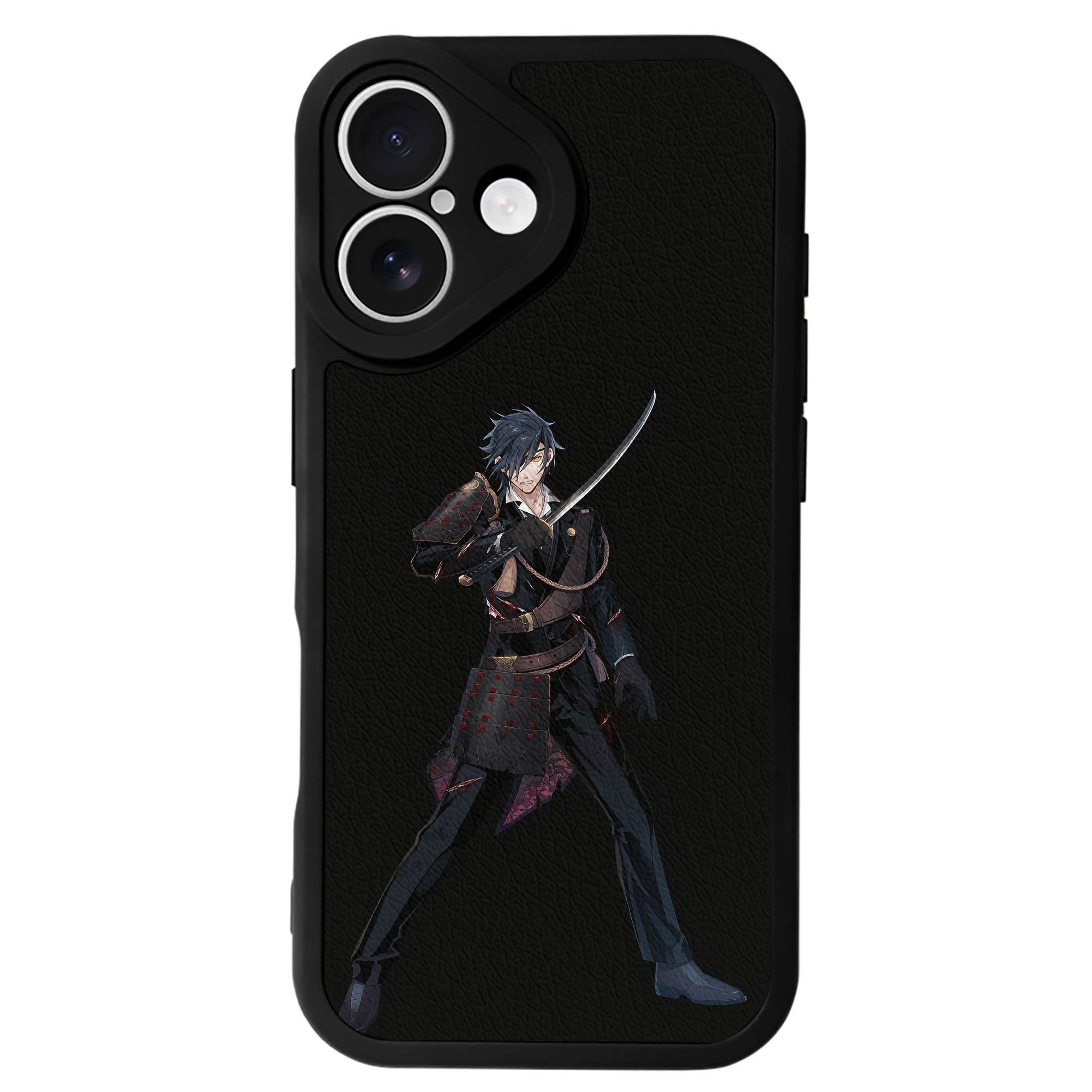 （画像用） 刀剣乱舞 Touken Ranbu 【iPhone 16シリーズ対応】シリコンスマホケース（レザー調） 材質：シリコン